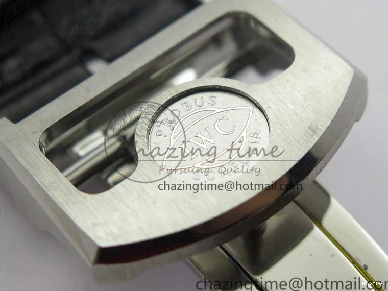 MIROTIME 0216 Portugieser Perpetual Calendar IW503301 V9F 1:1 Best Edition Silver Dial on Black Leather Strap A EyeCatching 7116